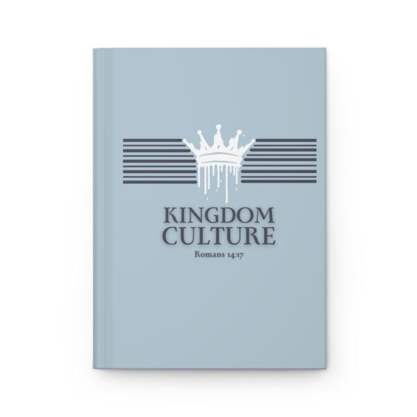 Kingdom Culture Hardcover Journal – Romans 14:17 (Light/Dark Blue) - Image 2