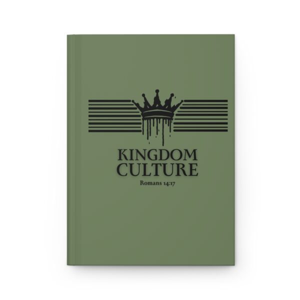 Kingdom Culture Hardcover Journal – Romans 14:17 (Green and Black) - Image 3