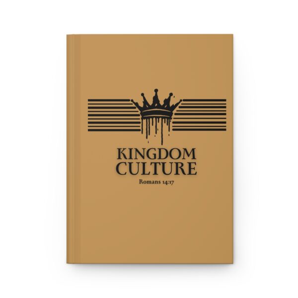 Kingdom Culture Hardcover Journal – Romans 14:17 (Mustard Yellow) - Image 2